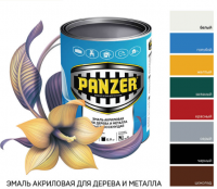 Эмаль акриловая PANZER полуглянцевая 1,9кг черная, , шт в интернет-магазине Патент24.рф